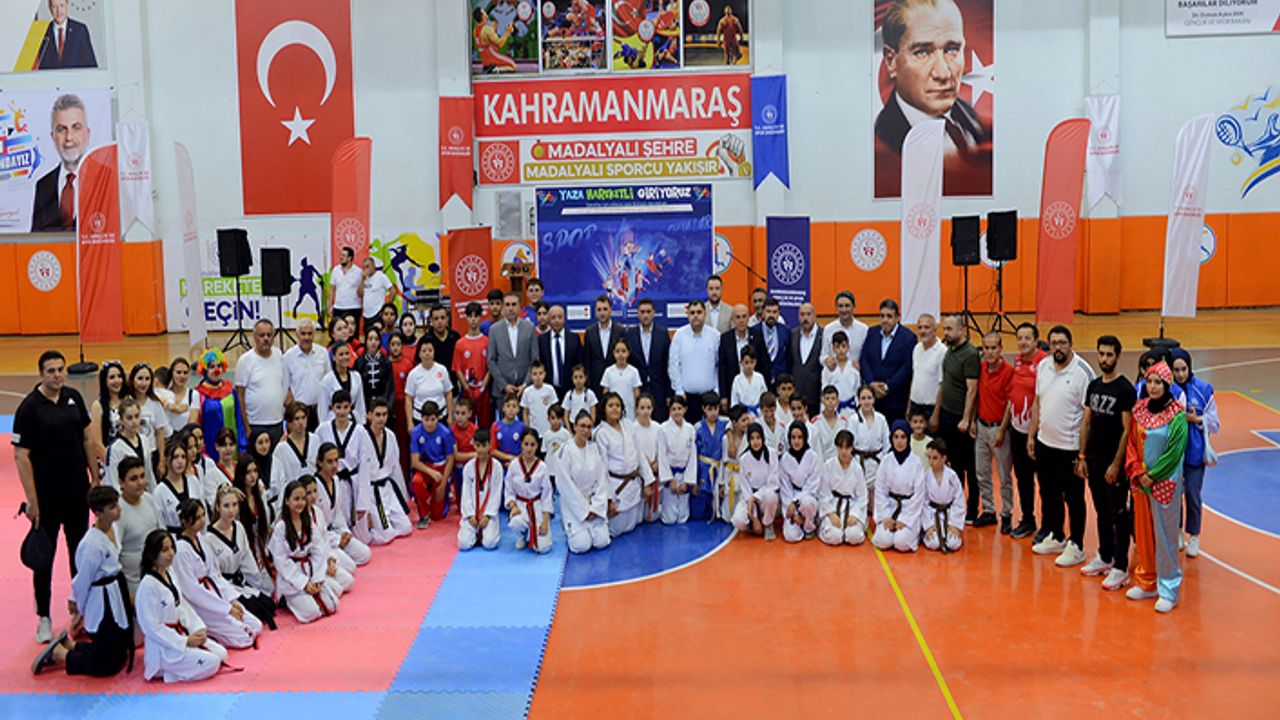 Yaz Spor Okulları görsel şölenle başladı