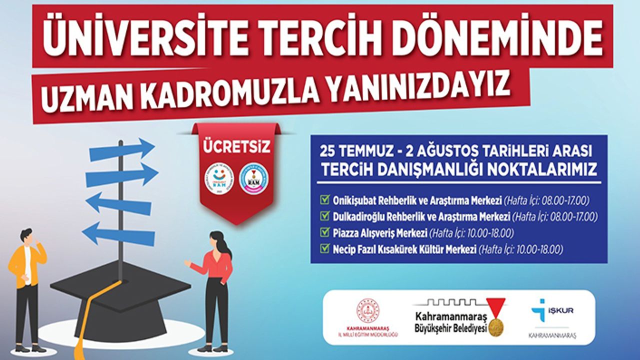 Büyükşehir, tercih sürecinde de gençleri yalnız bırakmıyor