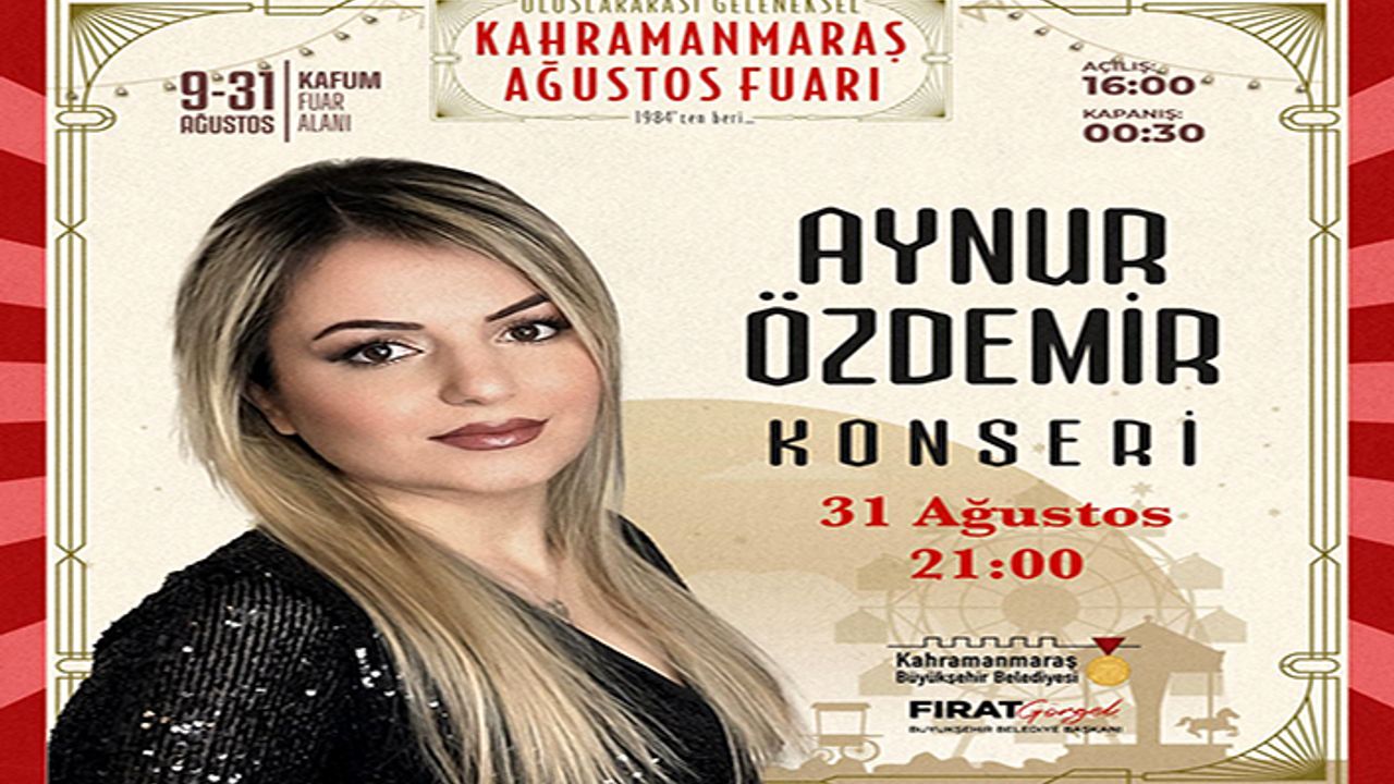 Aynur Özdemir, KAFUM’da müzik ziyafeti yaşatacak