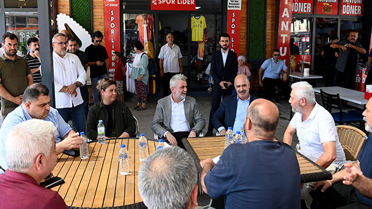 Görgel, Samsun Çarşısı esnafıyla buluştu