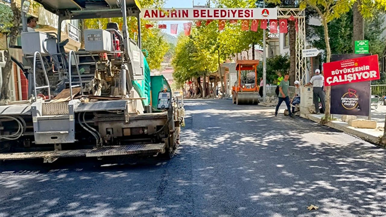 Andırın Merkezinde ulaşım konforu Büyükşehir’le artırılıyor