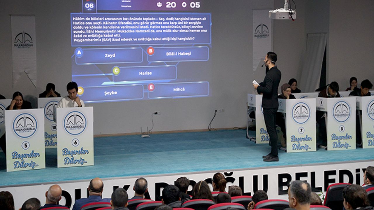 “Çöle İnen Nur Kitap Okuma Yarışması” yarı final heyecanı yaşandı