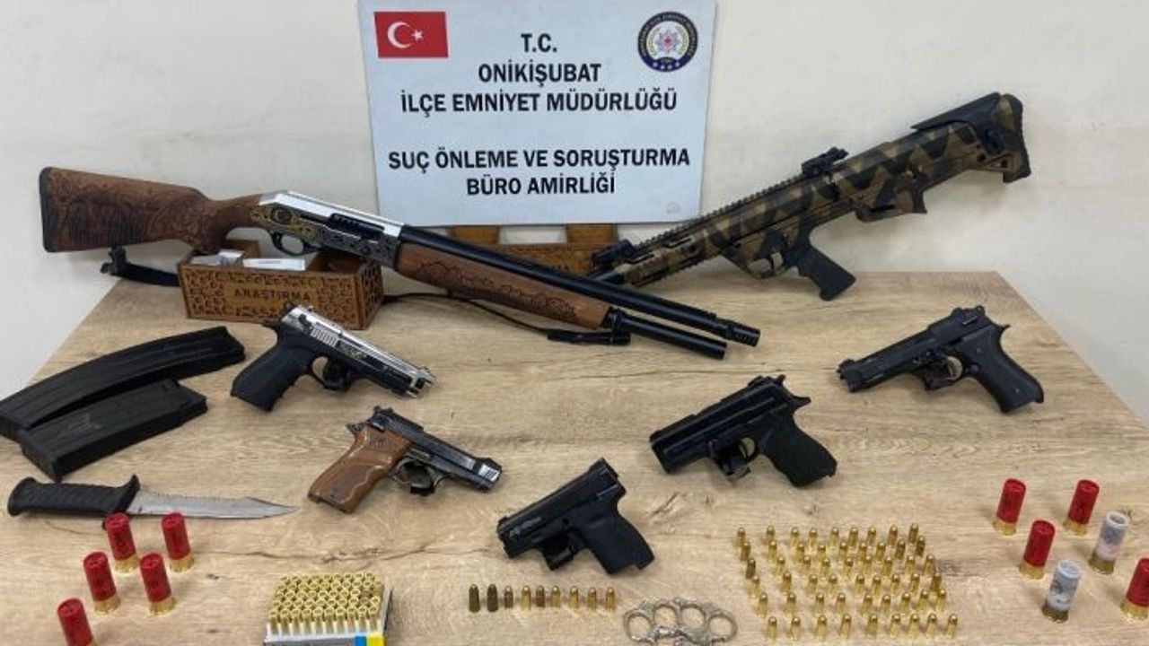 Kahramanmaraş'ta yapılan çalışmalarda, 93 şüpheli yakalandı, 66'sı tutuklandı