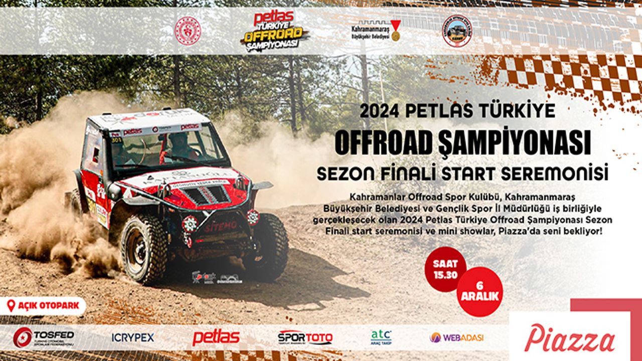 Türkiye Offroad Şampiyonası sezon finali Kahramanmaraş’ta
