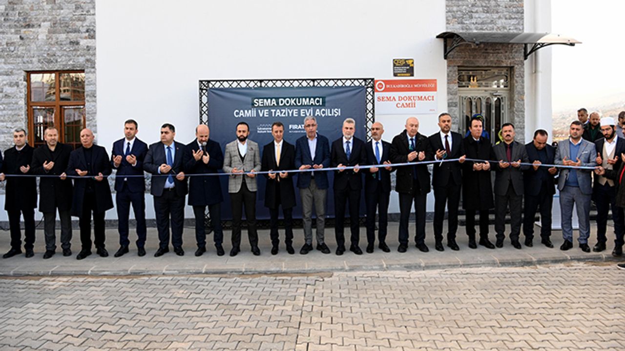 Sema Dokumacı Camii ve Taziye Evi açıldı