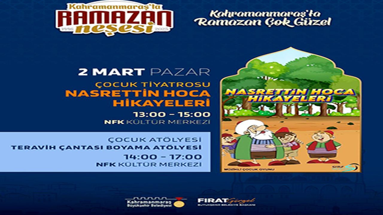 Büyükşehir’in etkinlikleriyle Ramazan çocuklar için bir başka güzel