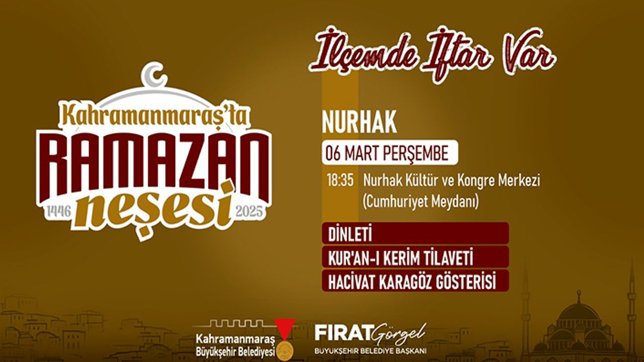 Büyükşehir’in Gönül Sofrası, 6 Mart’ta Nurhak’ta kurulacak