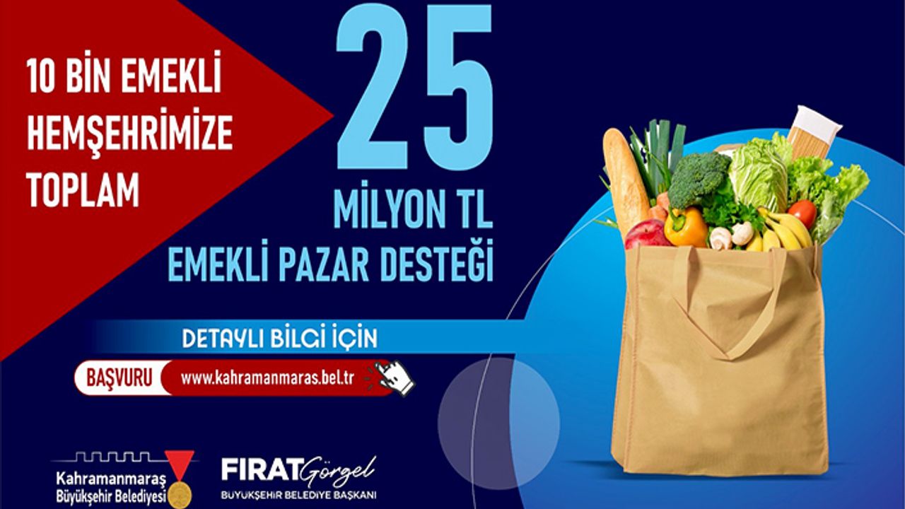 Emekli Pazar Desteği büyük memnuniyet oluşturdu