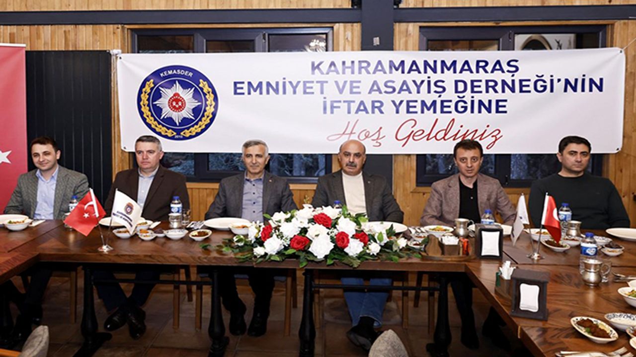 Vali Ünlüer, Emniyet ve Asayiş Derneği üyeleriyle iftarda buluştu