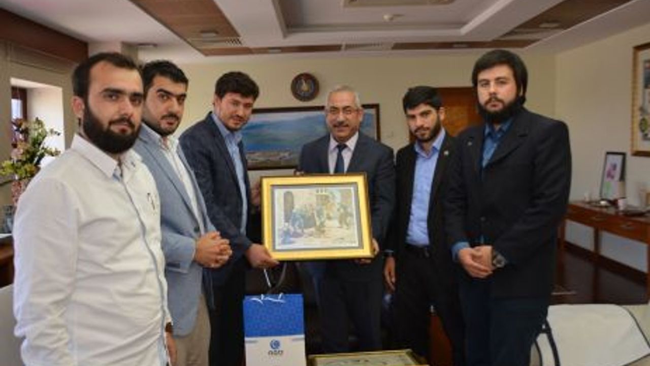 AGD ÜYELERİ REKTÖR PROF. DR. DURMUŞ DEVECİ’Yİ ZİYARET ETTİ