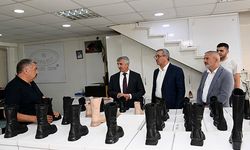 Güngör ve Vali Ünlüer, Ayakkabıcılar Sitesi esnafını ziyaret etti