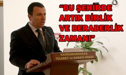 Buluntu, “Bu şehirde artık birlik ve beraberlik zamanı”