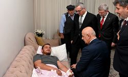 Kirişci ve Güngör’den Pençe – Kilit Harekatı bölgesinde yaralanan Gürbak’a geçmiş olsun ziyareti