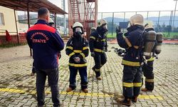 Büyükşehir İtfaiyesi, eğitim ve tatbikatlarını sürdürüyor