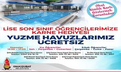 Lise son sınıf öğrencileri Onikişubat Belediyesi’nden moral hediyesi