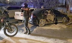 Polisten kaçan sürücü boş arazide yakalandı