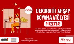 Dekoratif Ahşap Boyama Atölyesi Piazza’da vatandaşlarla buluşacak
