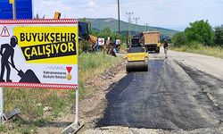 Büyükşehir, Göksun – Elbistan bağlantı yolunu bakıma aldı