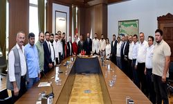 Toptaş, Mahalle muhtarlarıyla bir araya geldi