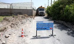 Ayaklıcaoluk’un Yeni İçmesuyu hattının imalatı sürüyor