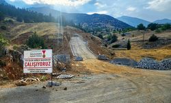 Büyükşehir, Göksun kırsalında ulaşım yatırımlarını sürdürüyor