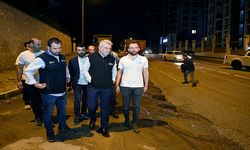 Görgel, Taşkın hasarını gidermeye çalışan ekiplerin başında