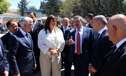 İki Milli Eğitim Bakanı Mehmet Balduk Fen Lisesi İnşaatını gezdi