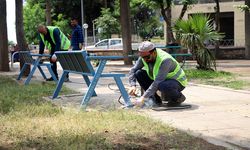 Dulkadiroğlu’nda park ve bahçeler yaza hazır