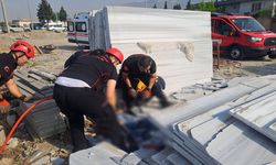 Kahramanmaraş’ta Mermer Atölyesinde Kaza: 2 Kişi Yaralandı
