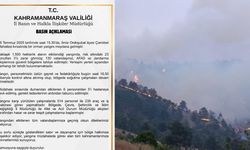 Kahramanmaraş Çamlıbel’deki orman yangını 1500 hektarlık alan etkilendi
