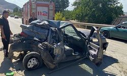 Elbistan’da tır ile otomobil çarpıştı: 1 yaralı