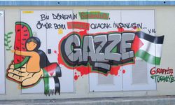 Onikişubat Belediyesi, Filistin temalı grafitilerle trafoları vicdan anıtına dönüştürdü
