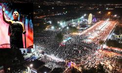 Fuarın zirve gecesi, Merve Özbey sahneye damga vurdu