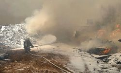 Kahramanmaraş’ta palet üretim tesisinde yangın