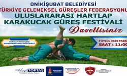Onikişubat Belediyesi’nden Uluslararası Hartlap Karakucak Güreş Festivali