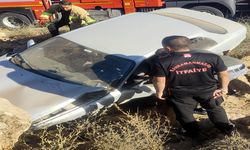 Afşin’de kontrolden çıkan otomobil kaza yaptı: 1 yaralı