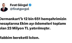 Kahramanmaraş’ta Ekim ayında 23 milyon TL destek ödemesi