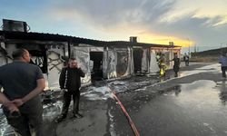 Kahramanmaraş’ta konteyner okulda yangın