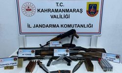 Kahramanmaraş Afşin’de jandarmadan silah operasyonu