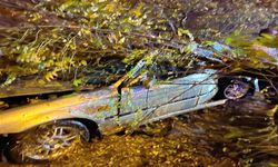 Kahramanmaraş’ta kontrolden çıkan otomobil ağaçlık alana girdi: 2 yaralı