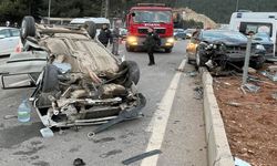 Kahramanmaraş’ta trafik kazası: otomobil ters döndü, 1 yaralı