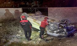 Kahramanmaraş’ta otomobil devrildi: 4 yaralı