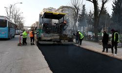 Kahramanmaraş’ta asfaltla çalışmaları