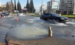 Kahramanmaraş’ta su borusu patladı