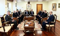 Görgel ve Kirişci’den KSÜ Rektörü Okumuş’a hayırlı olsun ziyareti