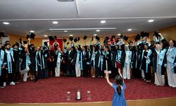 Afşin Sağlık Yüksekokulunda mezuniyet coşkusu