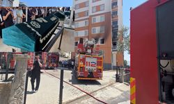 Kahramanmaraş'ta yangında yaşamını yitiren 3 kardeş son yolculuğuna uğurlandı