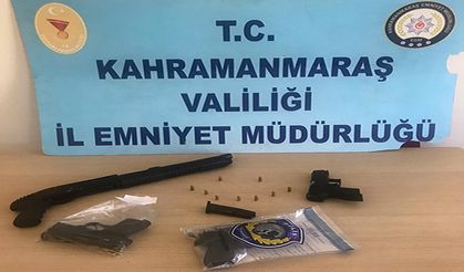 8 şüpheliden 8 silah ele geçirildi