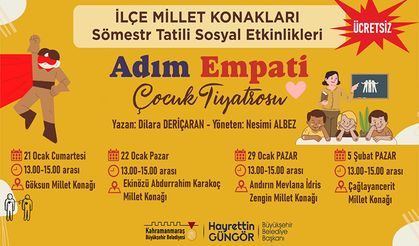 Tiyatro gösterisi ilçelerde miniklerle buluşacak