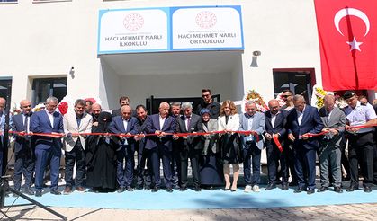 Hacı Mehmet Narlı İlkokulu ve Ortaokulu açıldı